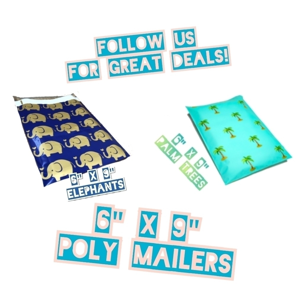 50 Mix 6x9 Poly Mailers (25 ea)